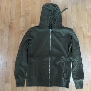 Rapha hoodie size small olive green